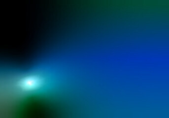 Luz en la oscuridad. Fondo marino