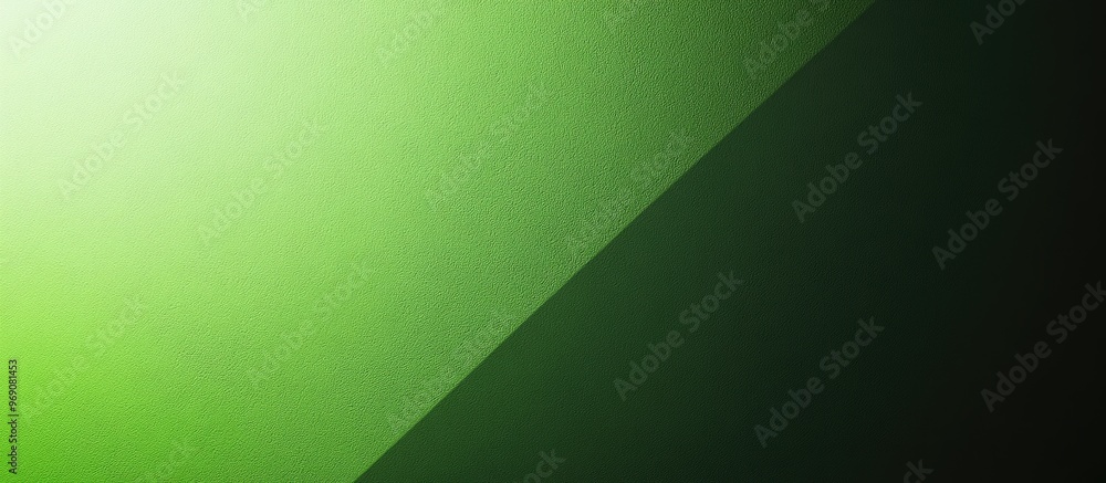 Poster Two shades of green with borders vacant graphic background element. with copy space image. Place for adding text or design