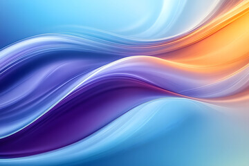 Naklejka premium an abstract background with flowing, wavy lines
