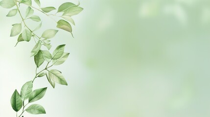 Fototapeta premium A simple and appealing simple light green background decoration. The light green color brings a sense of freshness and tranquility. It might have a uniform texture or a minimalistic pattern. 
