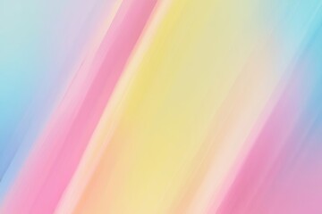 Obraz premium Soft Pastel Gradient Backdrop in Pink, Yellow, and Blue for a Luminous Abstract Texture Design