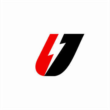 The U7 logo design is simple with a lightning symbol in the negative space.