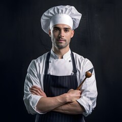 Naklejka premium Portrait of a chef