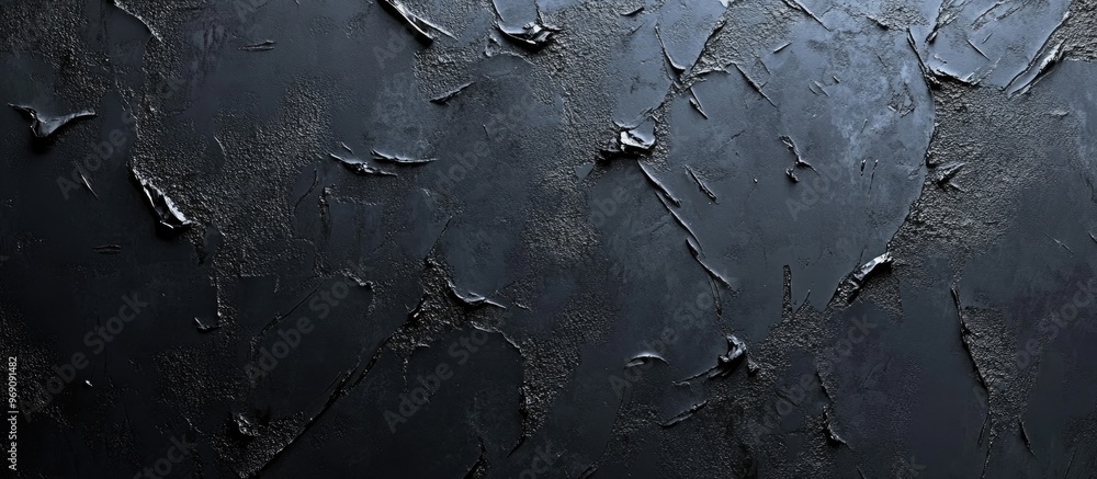 Aufkleber The texture is black and features scratches creating a grunge background. with copy space image. Place for adding text or design