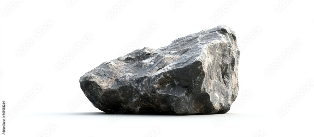 Leinwandbilder rock on a white background. with copy space image. place for adding text or design