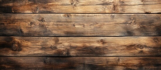Naklejka premium Wood plank texture background featuring free copy space for product or advertising text design