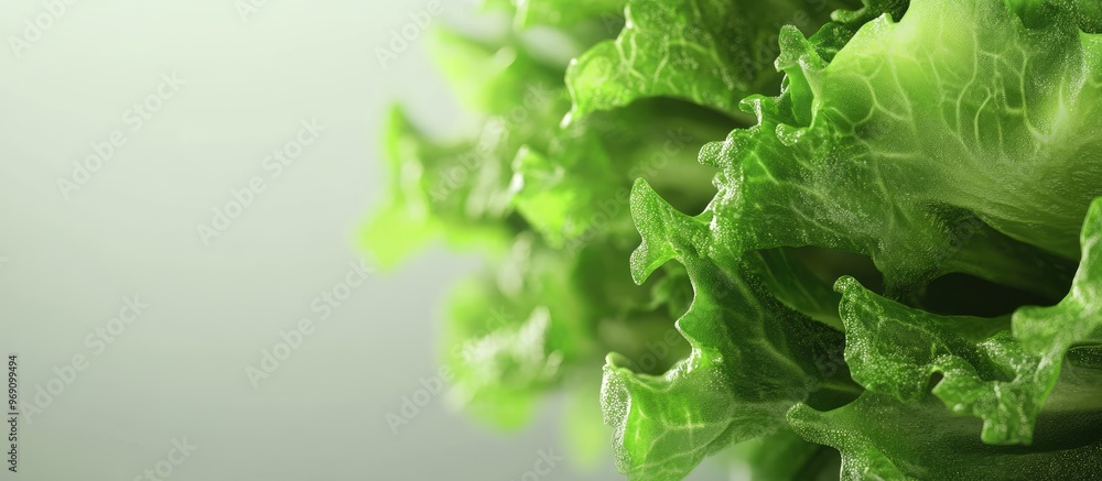 Poster lettuce. with copy space image. place for adding text or design