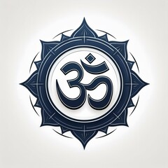 Om or Aum sign and symbol of hinduism