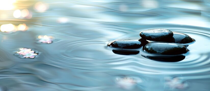 Close up top view of a cropped image Copyspace Significant meditative posture