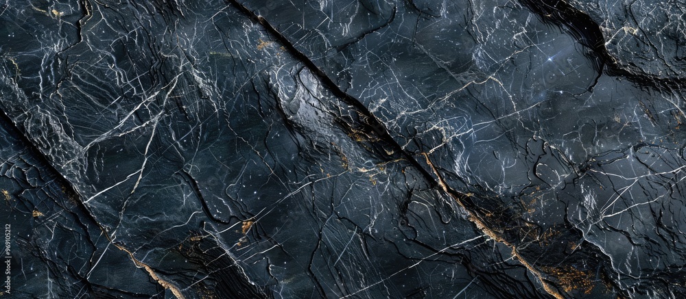 Aufkleber Black stone surface and backdrop. with copy space image. Place for adding text or design