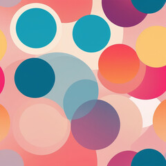 Obraz premium Abstract Gradient Circles