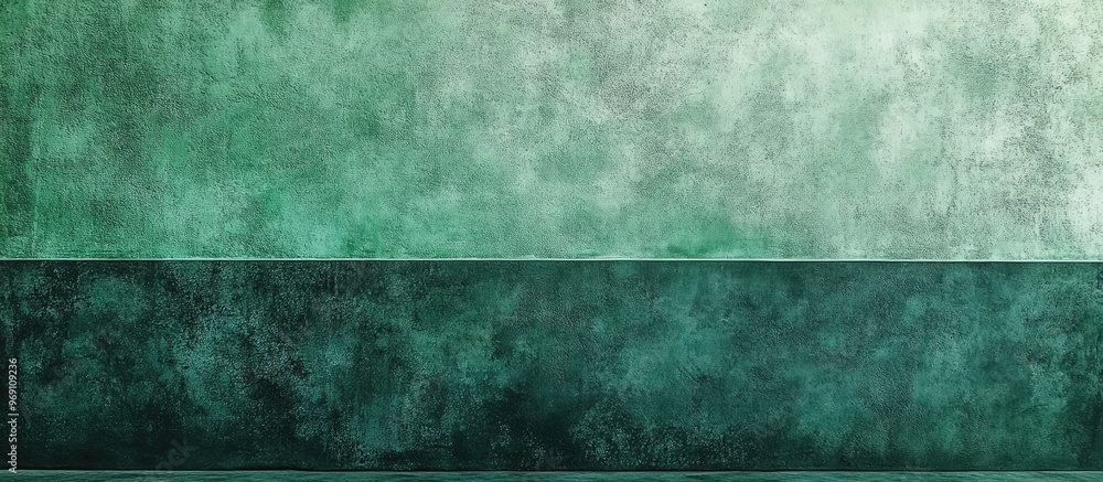 Poster two shades of green with borders vacant graphic background element. with copy space image. place for