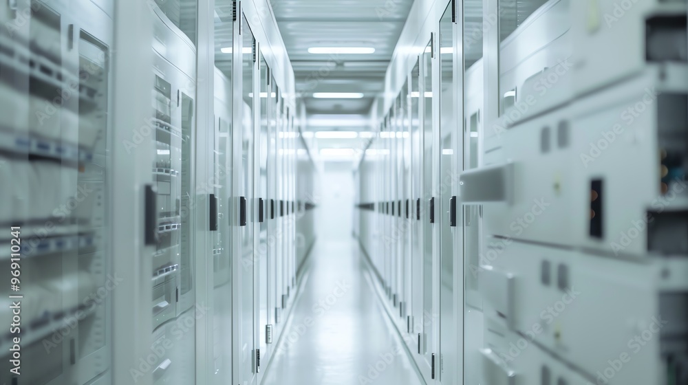 Aufkleber highresolution image of a secure patient data storage system