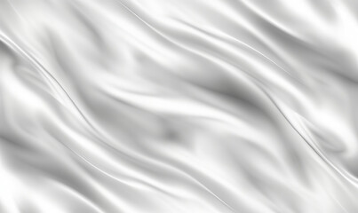 Naklejka premium Elegant white satin ripples