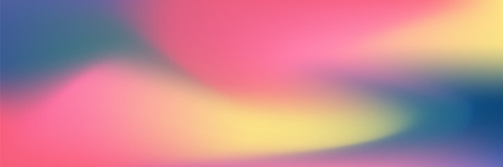 Abstract holographic gradient blurred background. Aura wallpaper, empty textured backdrop. Vector illustration