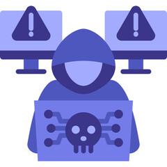 Cyber Attack Icon