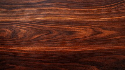 Fototapeta premium A close-up view of rich, dark wood grain showcasing natural patterns and textures.