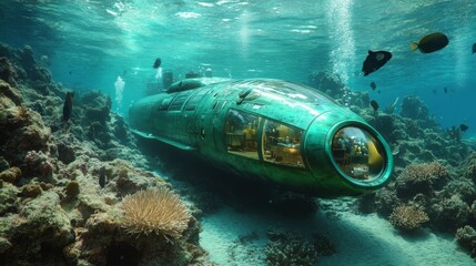 Underwater Submarine.