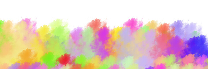 cut out 3d rendering png file of multicolour colour splash paint abstract brush strock modern artwork texture on transparent backround