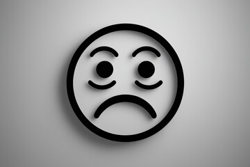 Fototapeta premium 3D Shocked and Astonished Emoji Face Icon