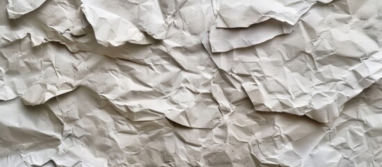 Fototapeta premium Crumpled paper texture background. with copy space image. Place for adding text or design