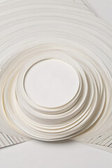 Obraz premium white plate on white