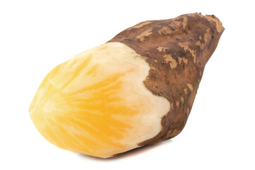 Yacon roots isolated on a white background