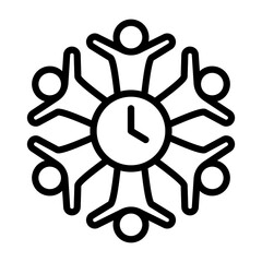 Circle Time Icon