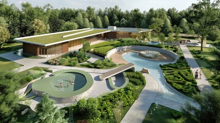 State of the art veterinary clinic with hydrotherapy pool and recovery gardens