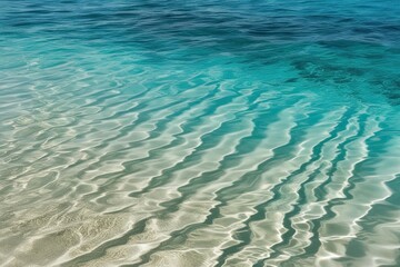 Fototapeta premium Serene Blue Waters with Gentle Waves and Gradient Textures on a Pristine Background