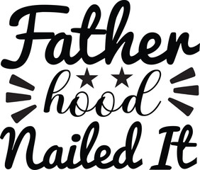 Dad SVG Typography Vector Design. World's number one Dad - quote lettering with white background. Modern calligraphy for photo overlay, wall art, cards, t-shirts, posters, mugs etc.