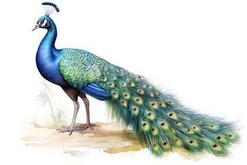 Obraz premium Peacock animal bird wildlife.