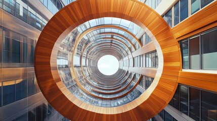 staircase in the center of the city