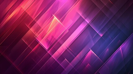 vibrant abstract geometric illustration showcasing a bright shiny background with purple and pink gradients and endless flowing lines for creative art