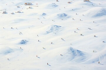 Snow landscape mountain outdoors.