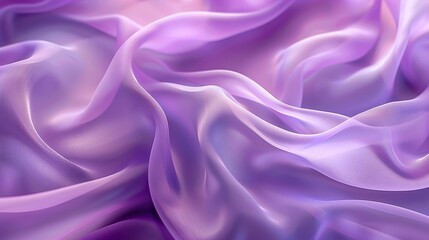 Obraz premium stunning abstract design highlighting the beauty of semitransparent lilac silk fabric, offering a graceful and immersive background for creative projects