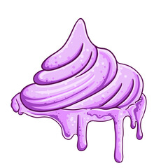 Illustration of an ice cream cone waffle.	
