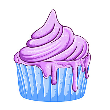 recommend clip art: Illustration of an ice cream cone waffle.	
                    