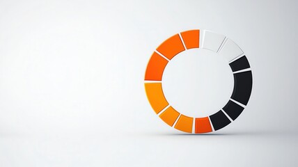 A dynamic brand icon, minimalist design isolated on white background