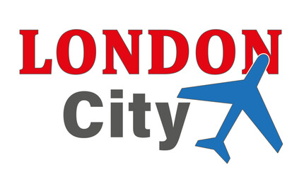 London, City, Airport, Signpost, Symbol