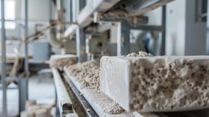 Sustainable mycelium based building material production facility