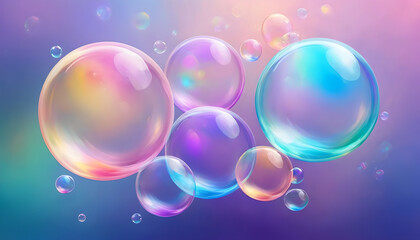 bubbles in the air