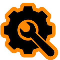 automotive of car service & maintance icon