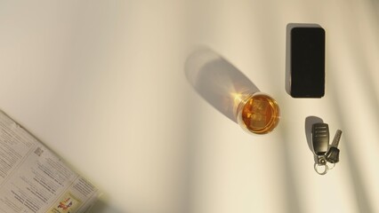 Afternoon Shadows Cast Over a Modern Casual Setting