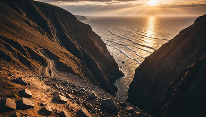 Coast Forgotten in Cloudy Summer: The Adventurer's Tour Enveloped in Landslide