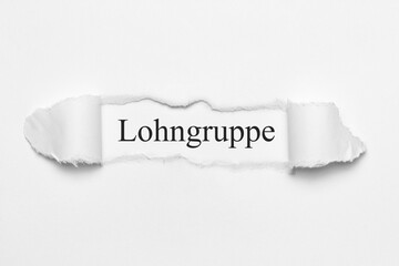 Lohngruppe	