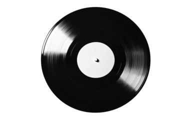Vector vinyl record on white background,png