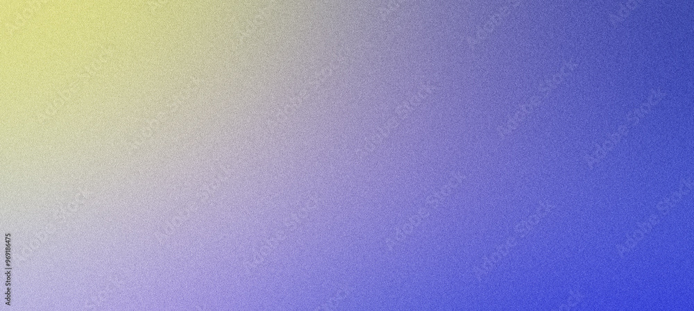 Poster grainy textured background featuring a soft gradient transitioning from yellow to blue