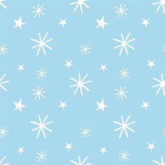 Christmas seamless pattern. Holiday wrapping paper background.	