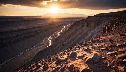 Mesa Mysteries in Cloudy Summer: The Discoverer's Passage Overwhelmed in Landslide